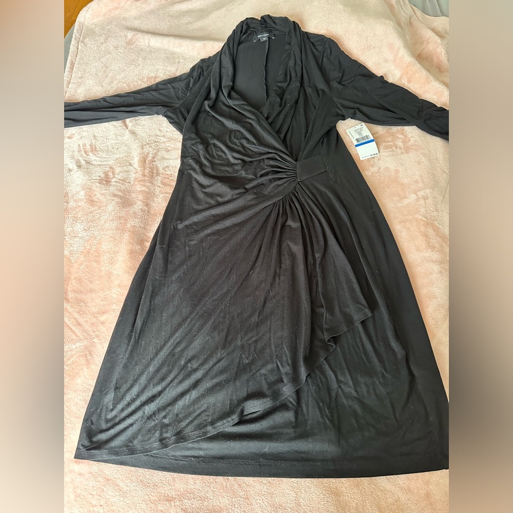NWT Karen Kane Cascade Dress size XL comfy dress black dress comfortable dress